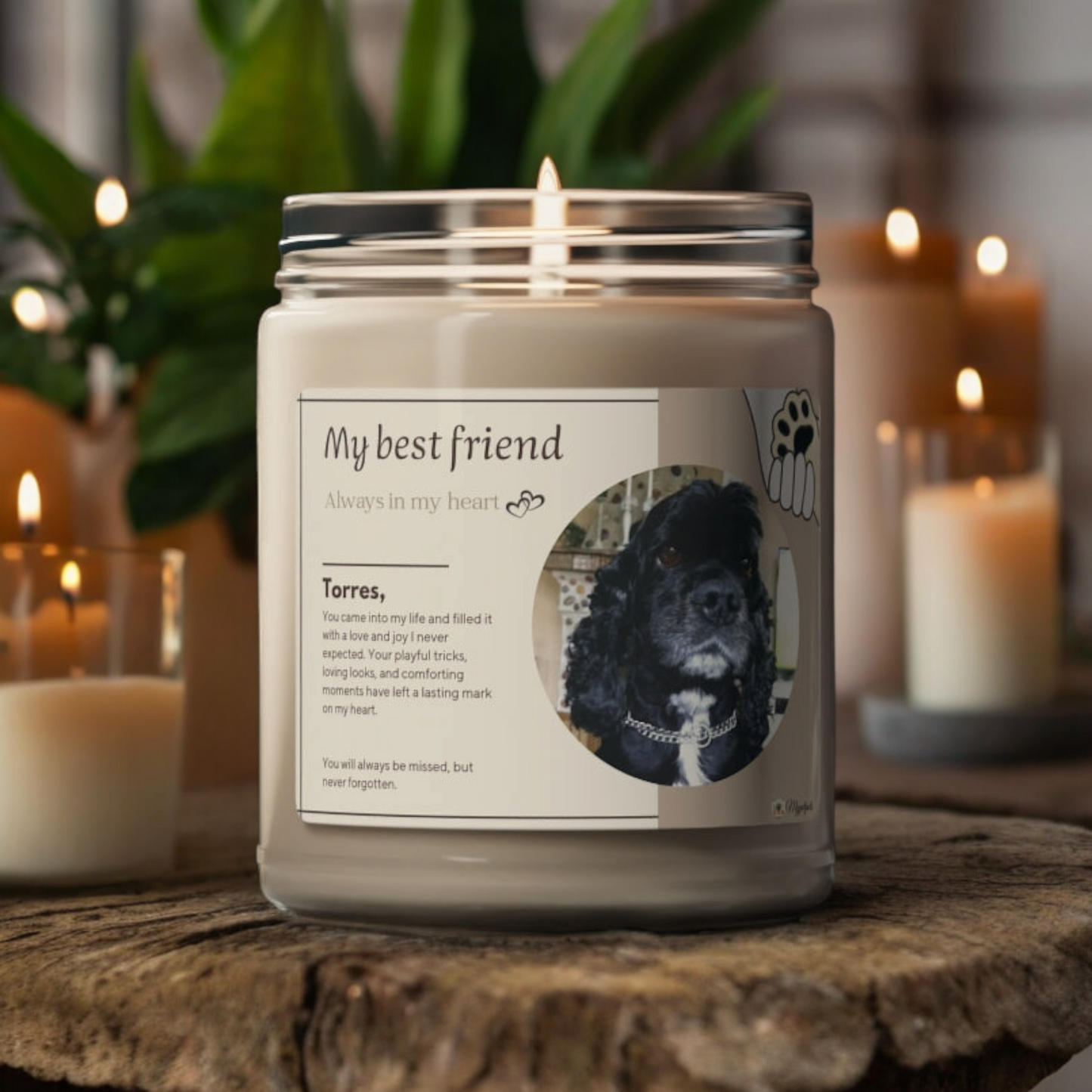 Personalized Memory Candle